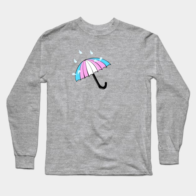 Pridin' in the Rain Long Sleeve T-Shirt by traditionation